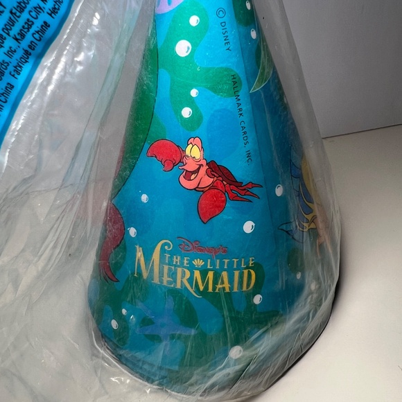 Vintage Y2K 1998 Deadstock The Little Mermaid Part Hats *Read Description* - Picture 3 of 5